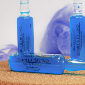 Ampolleta aceite de almendras  - semillas de lino