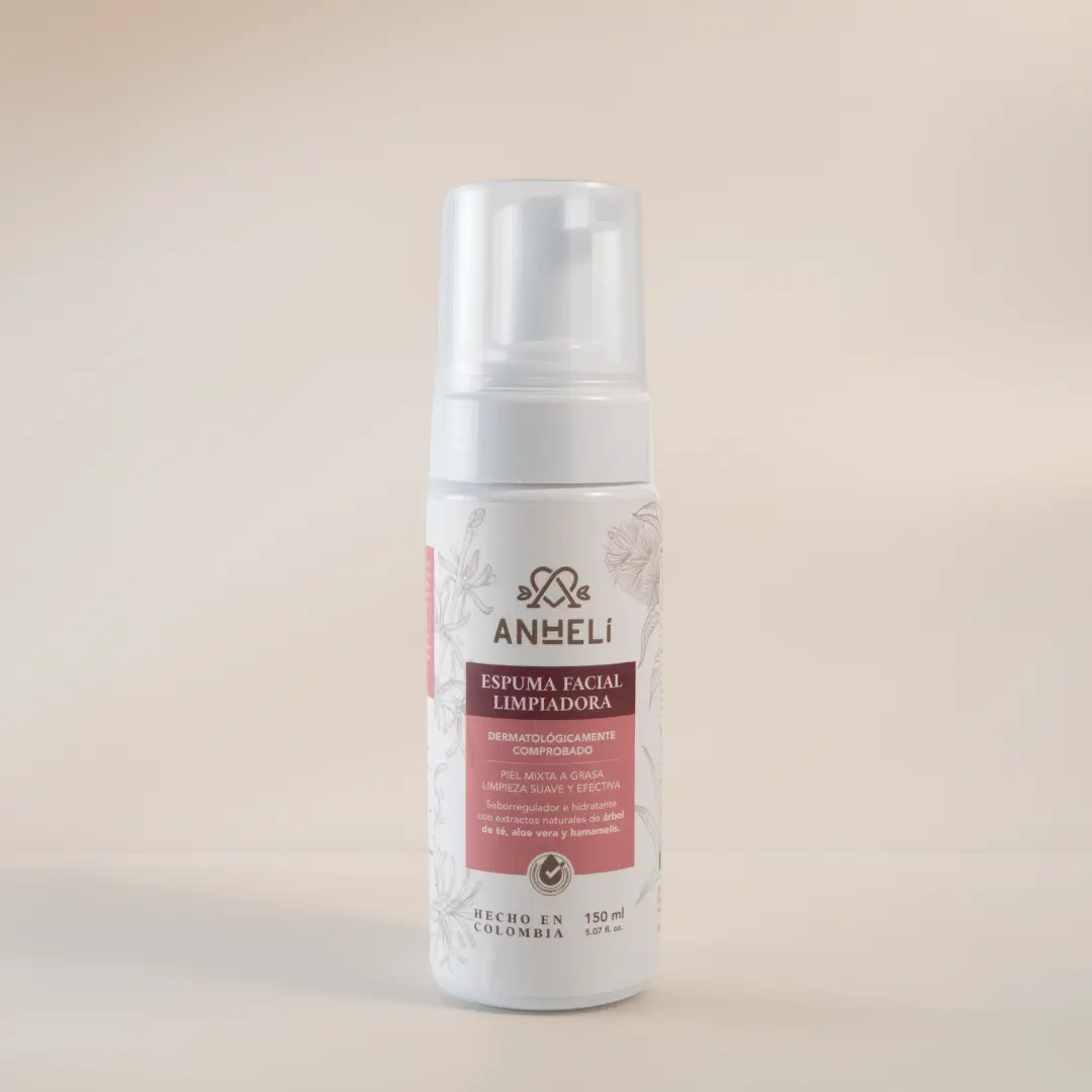 Espuma Facial Limpiadora Anheli