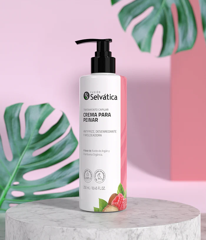 Crema Para Peinar Cabellos Liso y Finos - Fusión Selvática