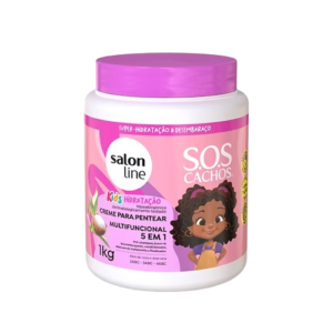 Crema Para Peinar Kids SOS Cachos Multifuncional - Salon Line