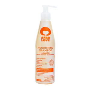 Shampoo Nourishing Hidratante Con Aceite De Girasol Y Sábila - Afro love